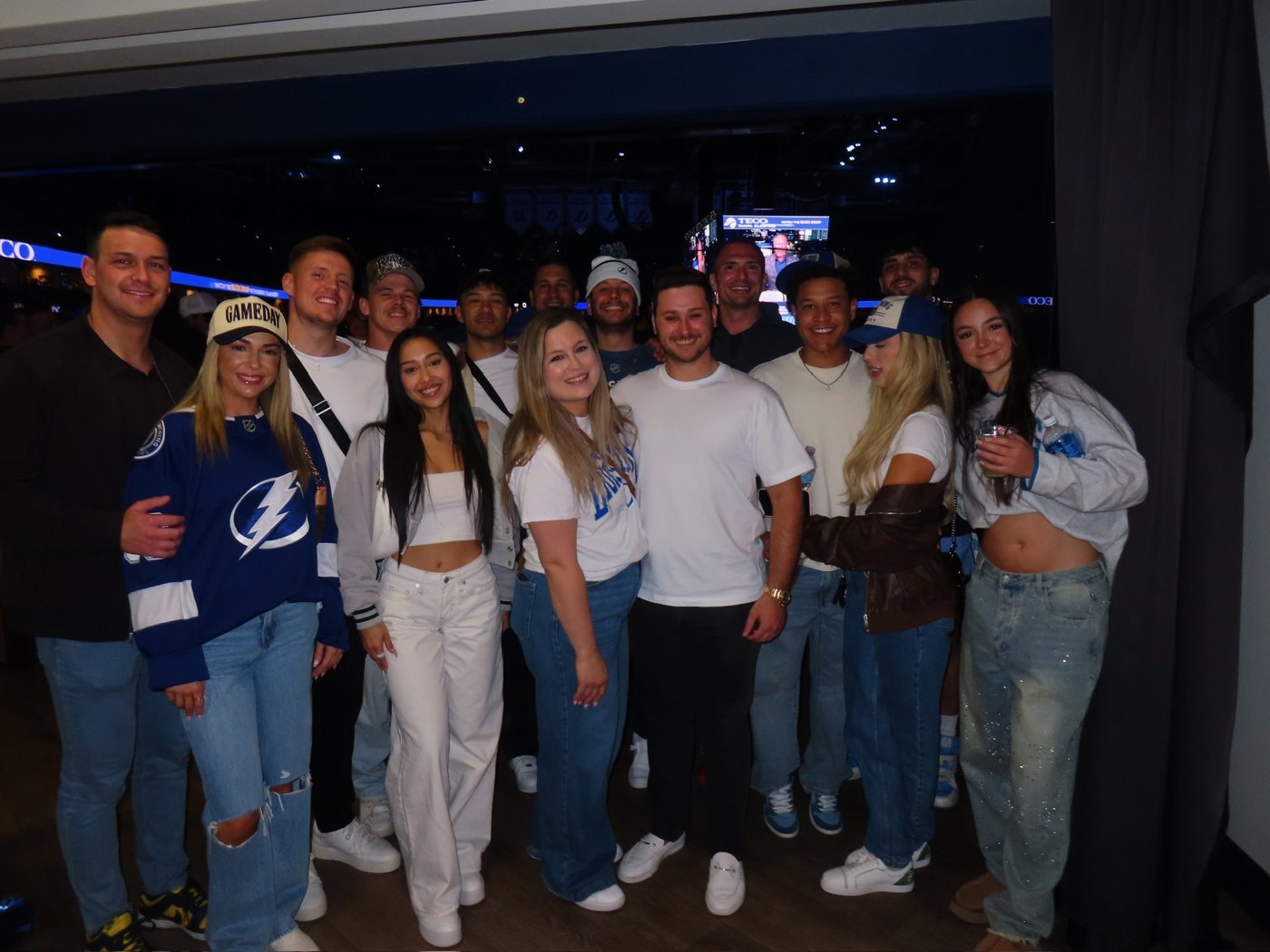 Team night at the Lightning game